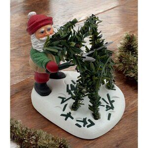 Hallmark Keepsake Santa Prize Topiary Clip On Christmas Ornament Reindeer 1997